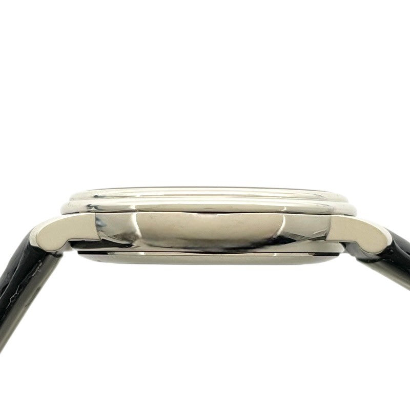 ブランパン BLANCPAIN ヴィルレ ダブルタイムゾーン 6260-1542-55B シルバー K18WG/革ベルト（社外品） 自動巻き メンズ 腕時計