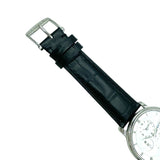 ブランパン BLANCPAIN ヴィルレ ダブルタイムゾーン 6260-1542-55B シルバー K18WG/革ベルト（社外品） 自動巻き メンズ 腕時計