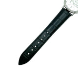 ブランパン BLANCPAIN ヴィルレ ダブルタイムゾーン 6260-1542-55B シルバー K18WG/革ベルト（社外品） 自動巻き メンズ 腕時計