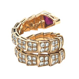 ブルガリ BVLGARI セルパンティヴァイパーリング K18PG ジュエリー