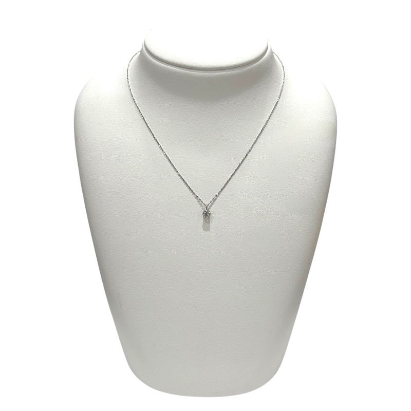 ゾロ目様ネックレス PT900/850 ダイヤ0.09ct 総量1.0g ダイヤモンドネックレス Pt900/850 ダイヤモンド ジュエリー