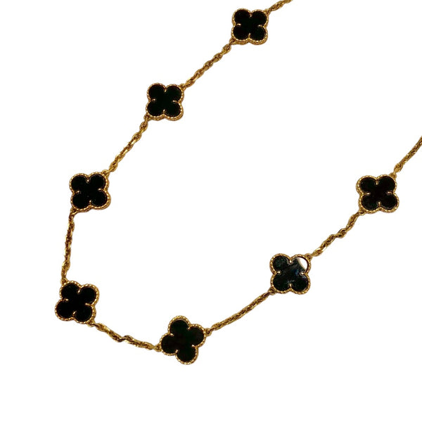 ヴァンクリーフ＆アーペル Van Cleef & Arpels ヴィンテージアルハンブラロングネックレス 18K ジュエリー