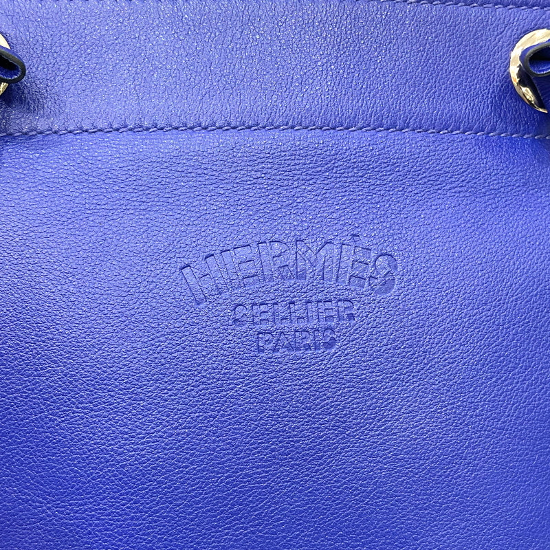 エルメス HERMES アリーヌPM D刻印 ブルーエレクトリック ヴォースイフト ユニセックス ショルダーバッグ