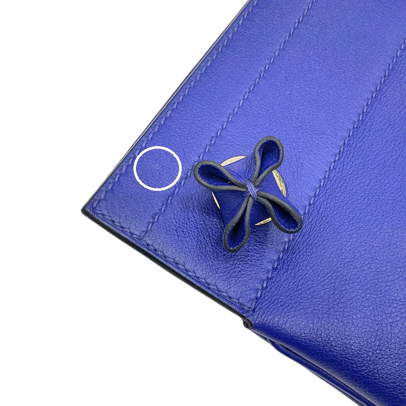 エルメス HERMES アリーヌPM D刻印 ブルーエレクトリック ヴォースイフト ユニセックス ショルダーバッグ