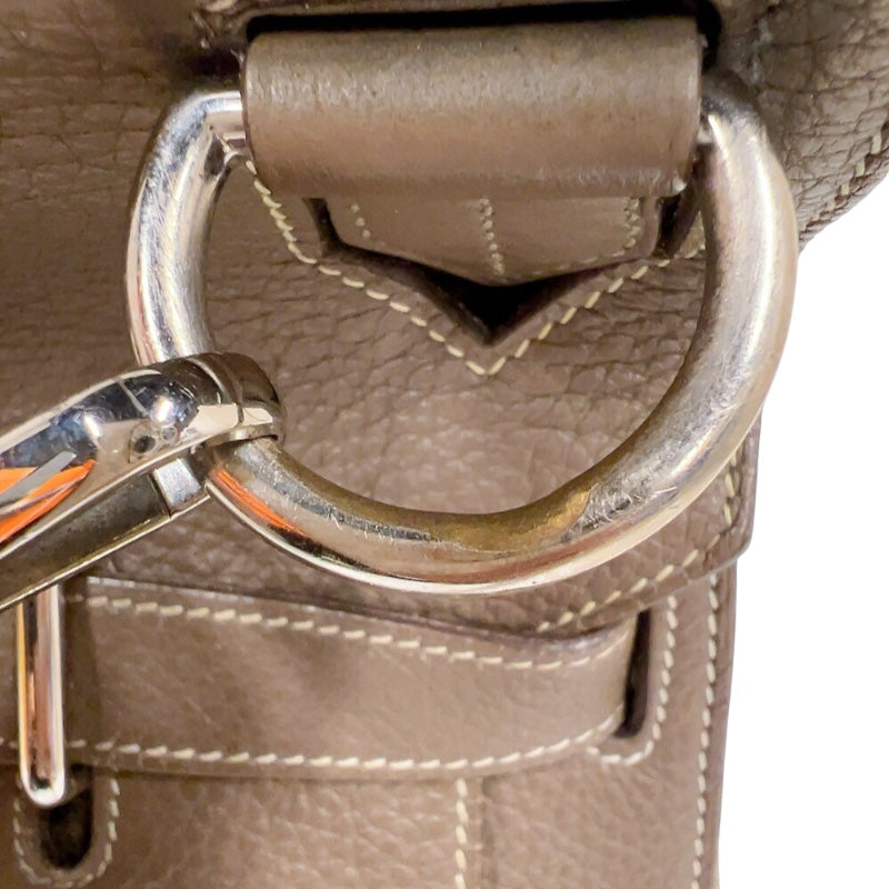 エルメス HERMES ジプシエール34 □N刻印　(2010年製) エトゥープ・シルバー金具 トリヨンクレマンス レディース ショルダーバッグ