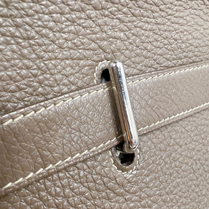 エルメス HERMES ジプシエール34 □N刻印　(2010年製) エトゥープ・シルバー金具 トリヨンクレマンス レディース ショルダーバッグ
