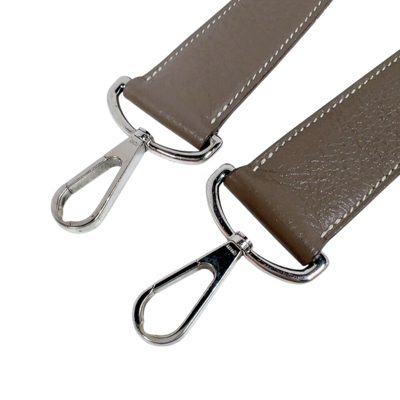 エルメス HERMES ジプシエール34 □N刻印　(2010年製) エトゥープ・シルバー金具 トリヨンクレマンス レディース ショルダーバッグ