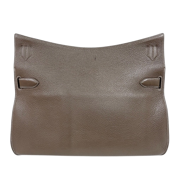 エルメス HERMES ジプシエール34 □N刻印　(2010年製) エトゥープ・シルバー金具 トリヨンクレマンス レディース ショルダーバッグ