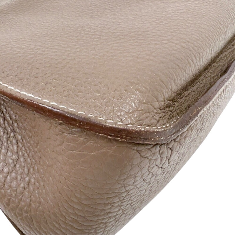 エルメス HERMES ジプシエール34 □N刻印　(2010年製) エトゥープ・シルバー金具 トリヨンクレマンス レディース ショルダーバッグ