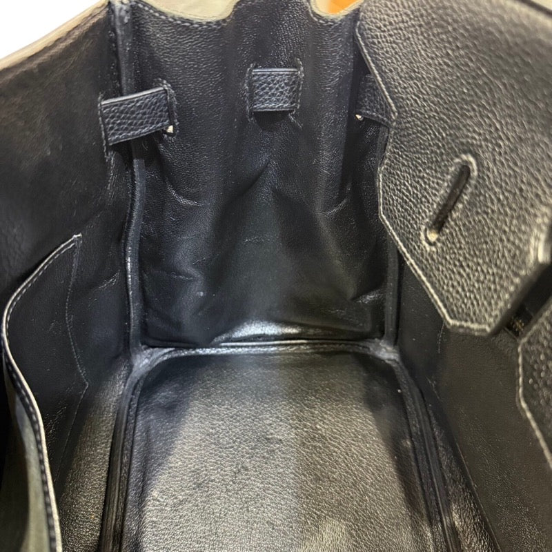 エルメス HERMES バーキン35 □H刻印 ブラック　ゴールド金具 トゴ レディース ハンドバッグ