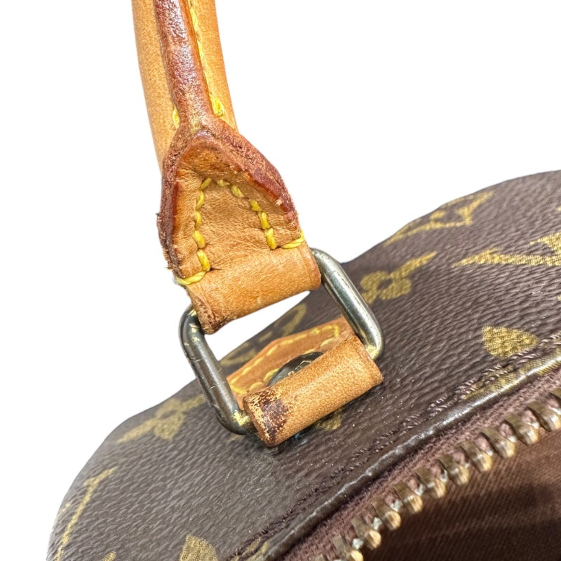 ルイ・ヴィトン LOUIS VUITTON ミニ・スピーディ M41534 ブラウン PVC　レザー レディース ハンドバッグ