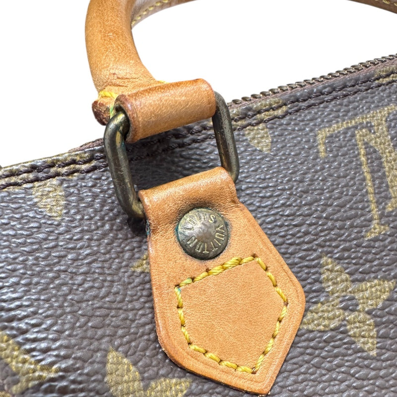 ルイ・ヴィトン LOUIS VUITTON ミニ・スピーディ M41534 ブラウン PVC　レザー レディース ハンドバッグ