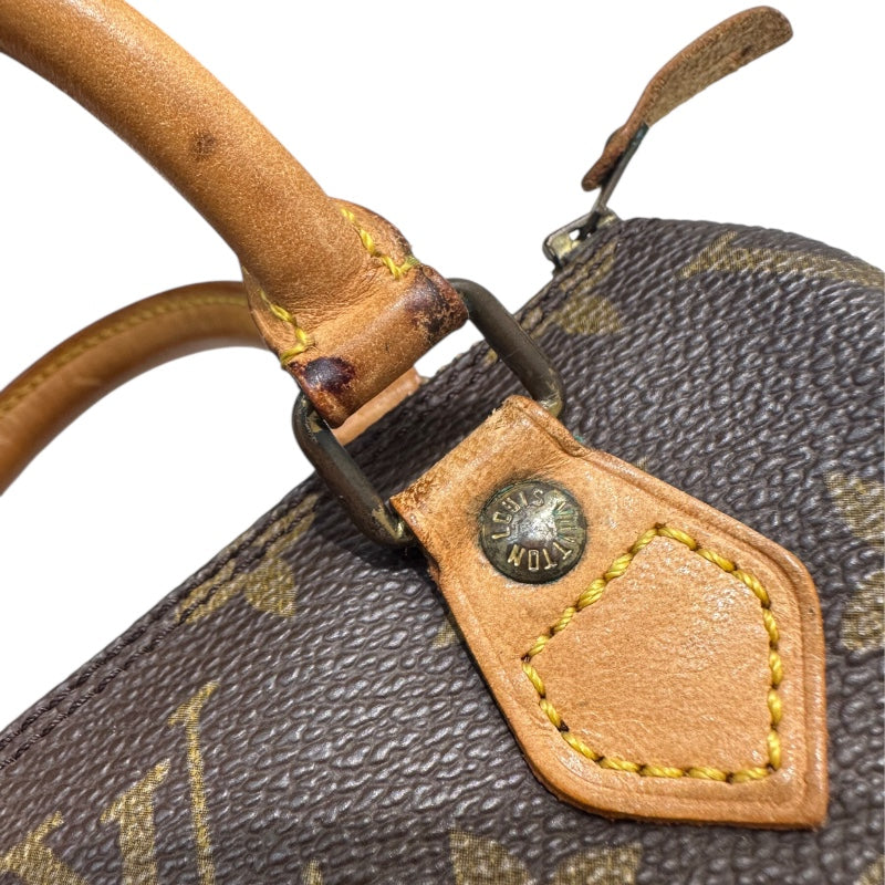 ルイ・ヴィトン LOUIS VUITTON ミニ・スピーディ M41534 ブラウン PVC　レザー レディース ハンドバッグ