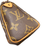 ルイ・ヴィトン LOUIS VUITTON ミニ・スピーディ M41534 ブラウン PVC　レザー レディース ハンドバッグ