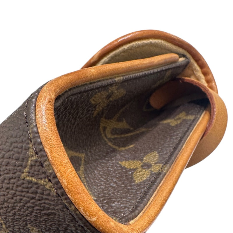 ルイ・ヴィトン LOUIS VUITTON ポシェットフロランティーヌ M51855 ブラウン PVC/レザー ユニセックス ウエストバッグ