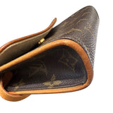 ルイ・ヴィトン LOUIS VUITTON ポシェットフロランティーヌ M51855 ブラウン PVC/レザー ユニセックス ウエストバッグ