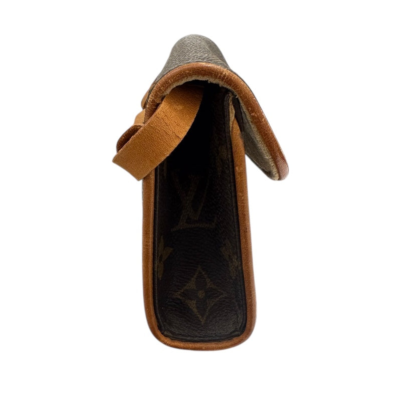 ルイ・ヴィトン LOUIS VUITTON ポシェットフロランティーヌ M51855 ブラウン PVC/レザー ユニセックス ウエストバッグ