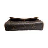 ルイ・ヴィトン LOUIS VUITTON ポシェットフロランティーヌ M51855 ブラウン PVC/レザー ユニセックス ウエストバッグ