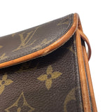 ルイ・ヴィトン LOUIS VUITTON ポシェットフロランティーヌ M51855 ブラウン PVC/レザー ユニセックス ウエストバッグ