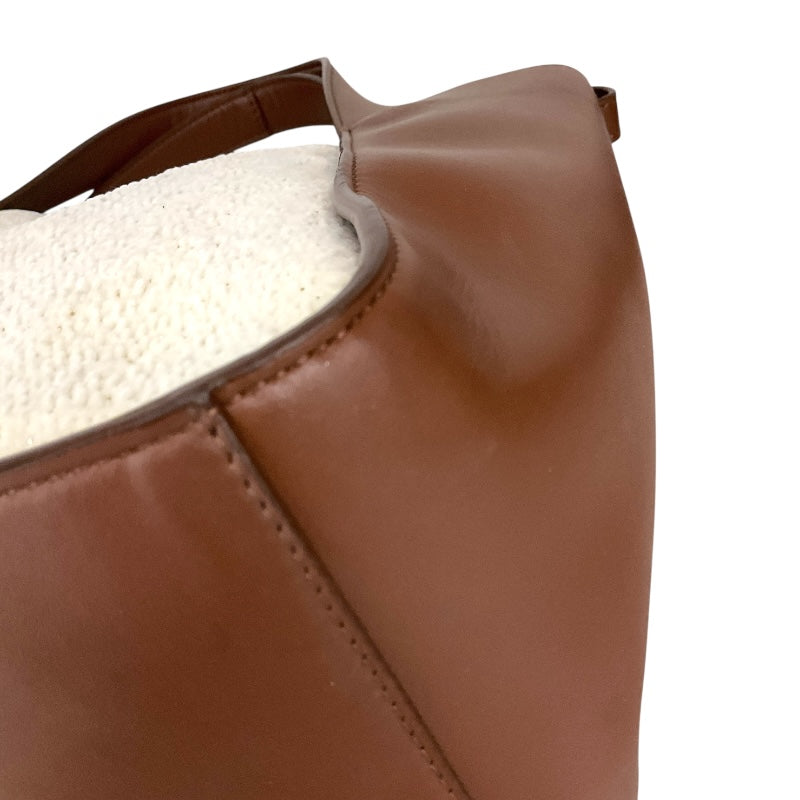 ステラ・マッカートニー STELLA McCARTNEY ﾛｺﾞﾄｰﾄ 513860 ブラウン/ベージュ エコレザー・ウール レディース トートバッグ