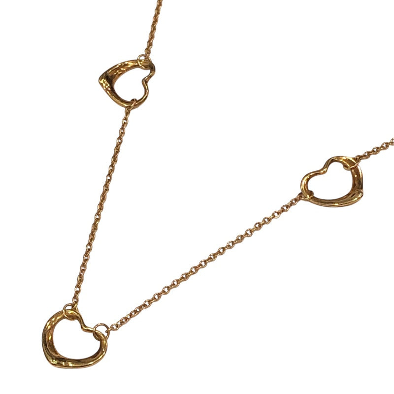 ティファニー TIFFANY＆CO オープンハートネックレス イエロー