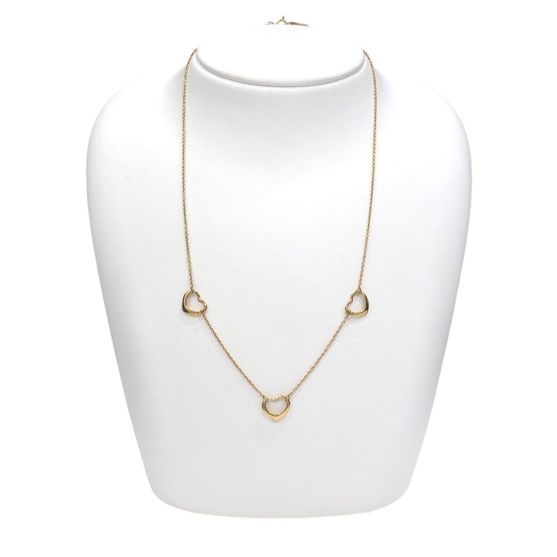 TIFFANY&Co. ティファニー オープンハート ネックレス ティファニー TIFFANY＆CO オープンハートネックレス イエロー