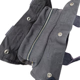 エルメス HERMES エールラインアド PM グレー キャンバス レディース リュック・デイパック