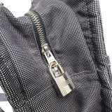 エルメス HERMES エールラインアド PM グレー キャンバス レディース リュック・デイパック