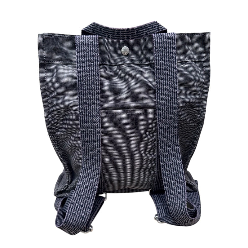 エルメス HERMES リュック エールライン キャンバス ダークグレー HERMES エルメス リュック エールライン キャンバス