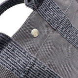 エルメス HERMES エールライントートPM グレー キャンバス レディース トートバッグ