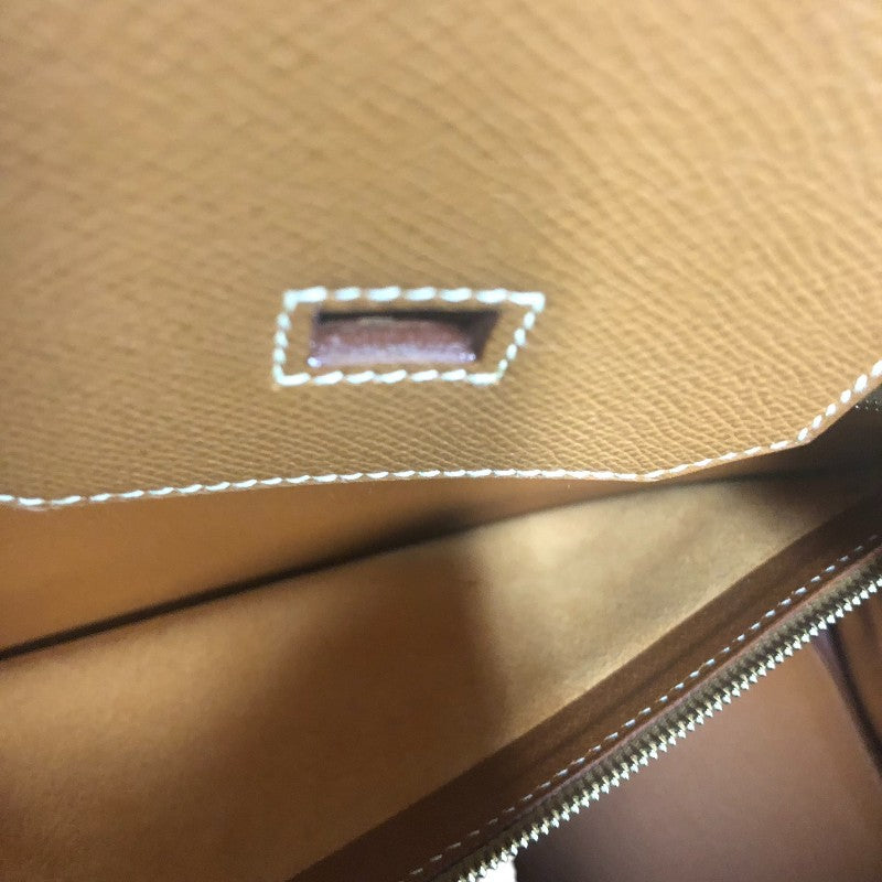 エルメス HERMES バーキン35 ▢D刻印 ゴールド ゴールド金具 クシュベル レディース ハンドバッグ