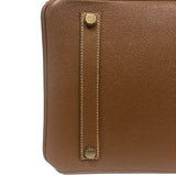 エルメス HERMES バーキン35 ▢D刻印 ゴールド ゴールド金具 クシュベル レディース ハンドバッグ