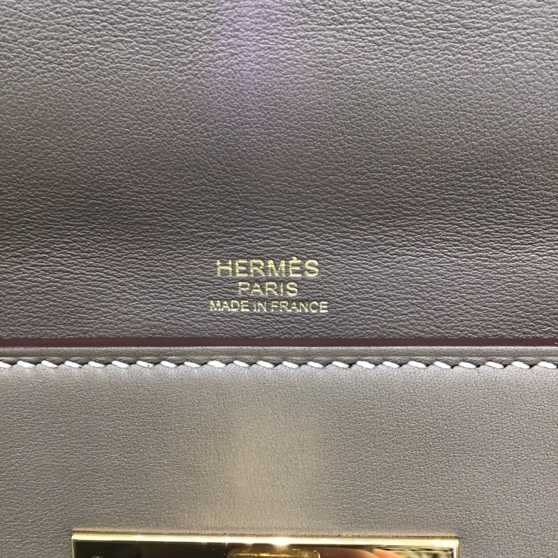 【極美品】HERMES エルメス　べアン　ミニ　エトゥープ　D刻印 HERMES エルメス 財布 ベアンスフレ エトゥープ ヴォーエプソン
