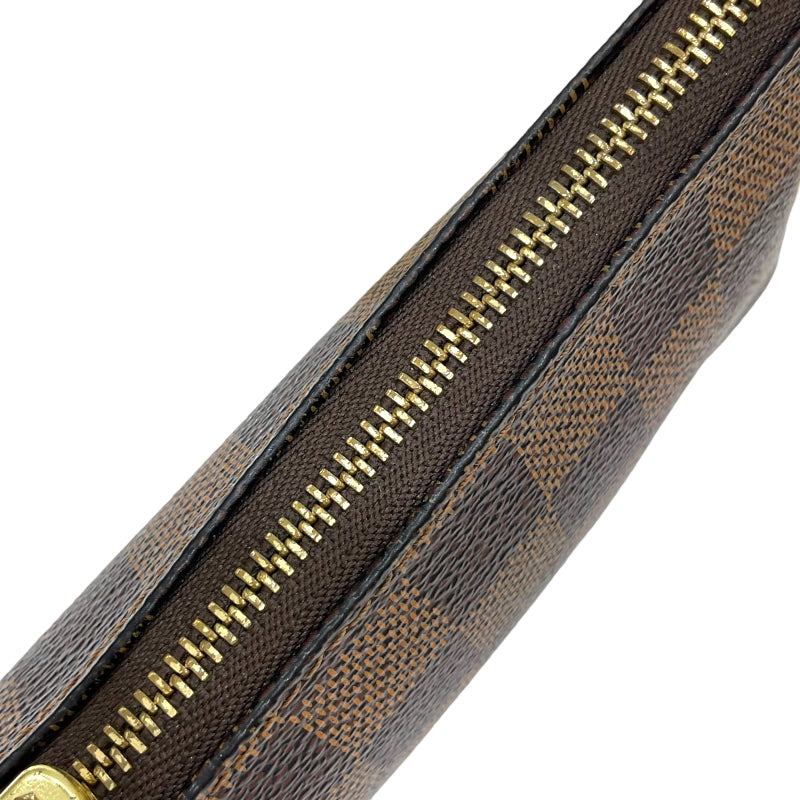 ルイ・ヴィトン LOUIS VUITTON ミニ ポシェット・アクセソワール N58009 エベヌ ダミエ・キャンバス/レザー レディース ポーチ