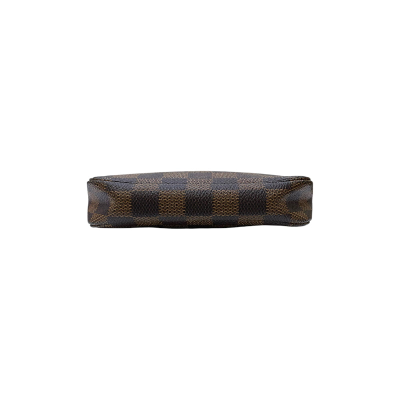 ルイ・ヴィトン LOUIS VUITTON ミニ ポシェット・アクセソワール N58009 エベヌ ダミエ・キャンバス/レザー レディース ポーチ