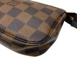 ルイ・ヴィトン LOUIS VUITTON ミニ ポシェット・アクセソワール N58009 エベヌ ダミエ・キャンバス/レザー レディース ポーチ
