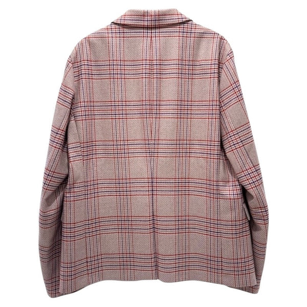 グッチ GUCCI チェックテーラードジャケット 407067 ベージュ ウール/カシミヤ メンズ テーラードジャケット