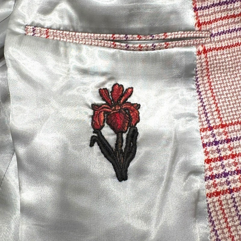 グッチ GUCCI チェックテーラードジャケット 407067 ベージュ ウール/カシミヤ メンズ テーラードジャケット