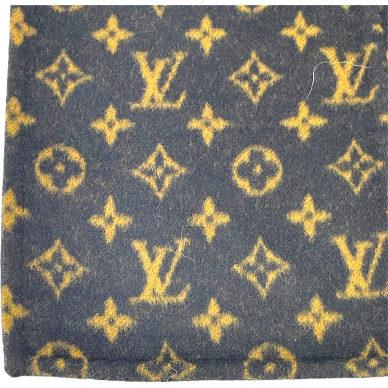 ルイ・ヴィトン LOUIS VUITTON ファーガウンコート FJMA83QWE ブラック ウール レディース その他アウター