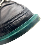 グッチ GUCCI ホースビットレザーローファー UK9.5 245972 グレー レザー メンズ ローファー