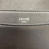 セリーヌ CELINE ミディアムプザストリオンフ 114453 ブラック シルバー金具 サプルナチュラルカーフスキン レディース ショルダーバッグ