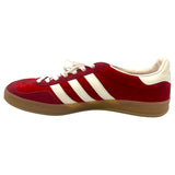 グッチ GUCCI ×Adidas GAZELLE ローカットスニーカー US9.5 707848 ボルドーレッド ベロア×レザー メンズ スニーカー