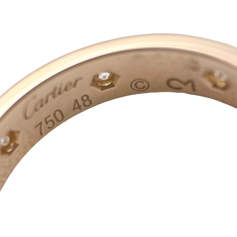 カルティエ Cartier ミニラブリングフルダイヤ(8P) K18ピンク