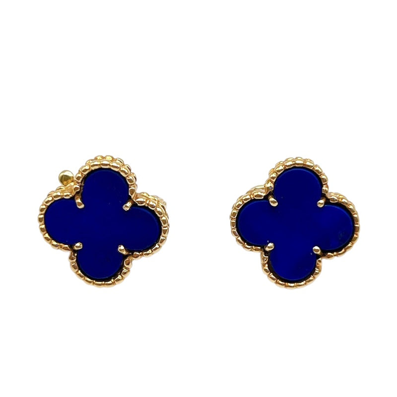 ヴァンクリーフ＆アーペル Van Cleef & Arpels ヴィンテージアルハンブラピアス K18/ラピスラズリ ジュエリー