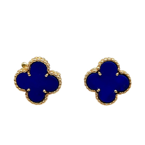 ヴァンクリーフ＆アーペル Van Cleef & Arpels ヴィンテージアルハンブラピアス K18/ラピスラズリ ジュエリー