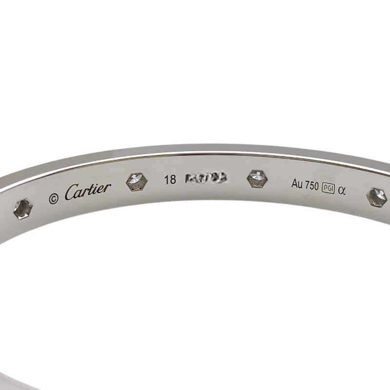 カルティエ Cartier ラブブレスパヴェダイヤ K18ホワイトゴールド ジュエリー