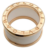 ブルガリ BVLGARI ビーゼロワンリング4バンド(M)　 K18ピンクゴールド セラミック　 ジュエリー