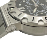ブルガリ BVLGARI ディアゴノ スクーバ クロノグラフ SCB38S ブラック SS 自動巻き メンズ 腕時計