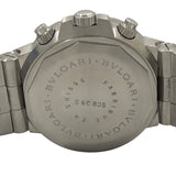 ブルガリ BVLGARI ディアゴノ スクーバ クロノグラフ SCB38S ブラック SS 自動巻き メンズ 腕時計