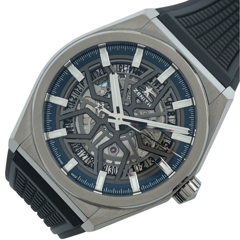 ゼニス ZENITH デファイクラシック 95.9000.670 シルバー チタン メンズ 腕時計